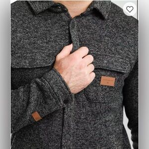 Quiksilver Buckle Charcoal Knit Jacket